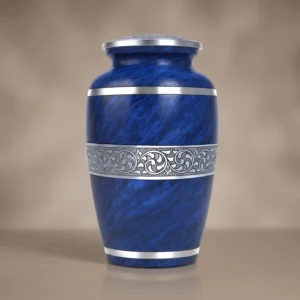 Blue Marble Cremation Urn for Adult Ashes – Solace Forever