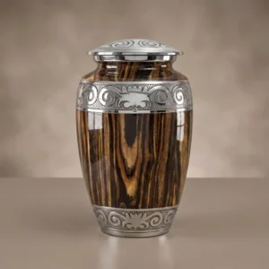 Espresso Wood Cremation Urn for Adult Ashes – Solace Forever