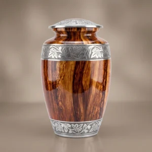 Red Oak Wooden Cremation Urn for Adult Ashes – Solace Forever